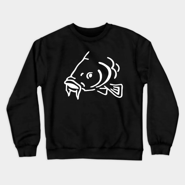 CARP SILHOUETTE Crewneck Sweatshirt by tirani16